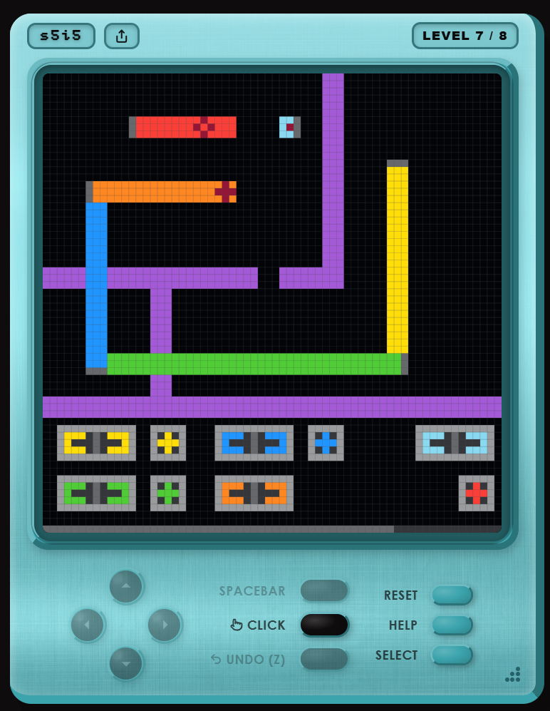 s5i5, level 7: human play, the arm part-unfolded