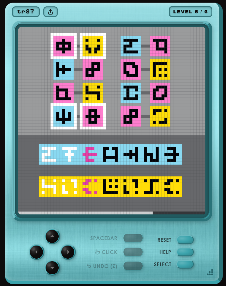 tr87, level 4: human play, level 4 at the moment it cleared